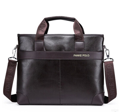 

Знаменитый дизайнер ПОЛО Бренды Мужские деловые портфели Кожаные наплечные сумки для 14-дюймовой сумки для ноутбука Большая сумка для путешествий