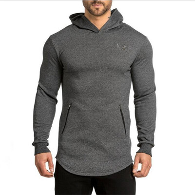 

Muscle Doctors Brothers Fall Winter Sports Fitness Hooded Men Long Sleeve Sweater Pullover