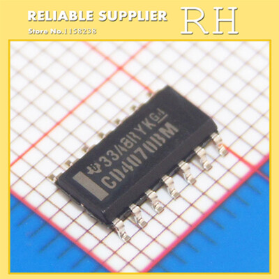 

100pcs/lot CD4070 CD4070BM SOP-14 CMOS Quad XOR gate