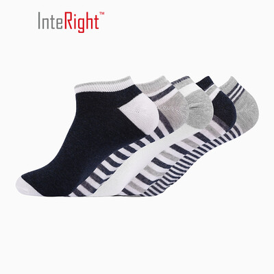 

INTERIGHT boat socks mens cotton four seasons breathable boat socks 5 loaded color C