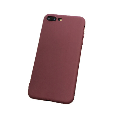 

Iphone7 мобильный телефон оболочка чистый цвет матовый Shell Apple 7plus полный пакет мягкой оболочки простой защитный чехол для iPhone 7 случаев