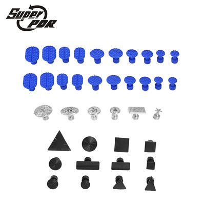 

High Quality 38pcs PDR Tools Glue Tabs Metal Glue Tabs use for Glue Puller slide hammer Paintless Dent Removal Hand Tools Set