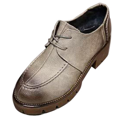 

Women Casual Lace Up Scool Office Oxford Loafers Shoes Pumps Wing Tip Platform