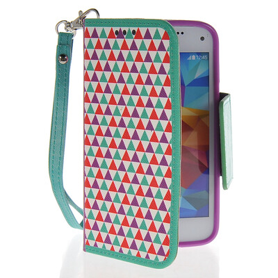 

MOONCASE Fashion Leather Side Flip Wallet Card Slot Pouch Stand Back чехол для Samsung Galaxy S5 I9600