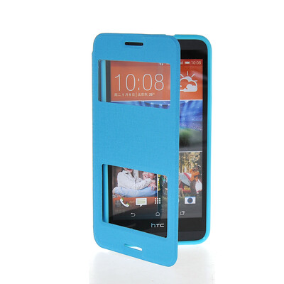 

MOONCASE дизайн тонкий кожаный стороне окна от дела для того, чтобы перевернуть обратно HTC Desire 820