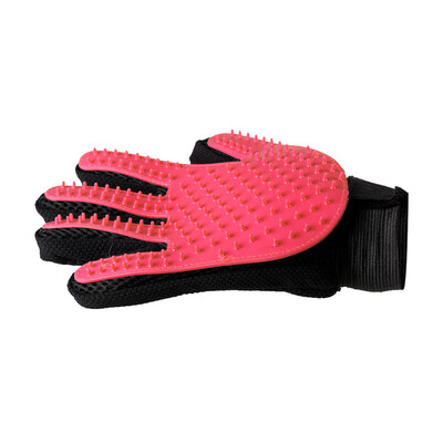 

FUWAN cat hair comb dog pet hair removal brush to float hair artifact cat hair loss comb massage small dog cat dedicated right hand red