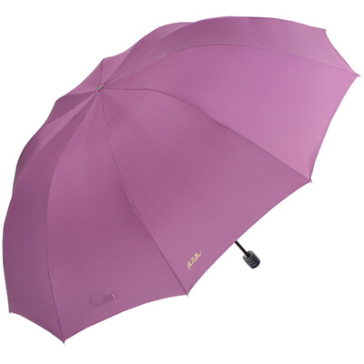 

Paradise umbrella to increase the reinforcement of high-density water-resistant hit cloth a dry three fold business tripny umbrella deep purple 33212E