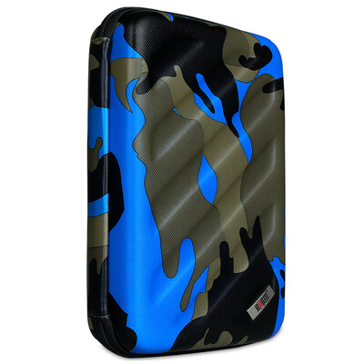 

BUBM XVA camouflage blue waterproof shock hard shell digital storage package SD card data cable storage mobile hard disk package power pack finishing box