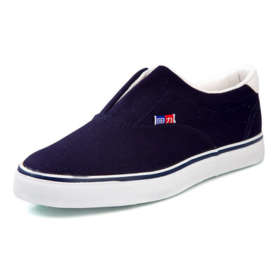 

Warrior Fashion Unisex Shoe Slip On Pure Color Canvas Shoe