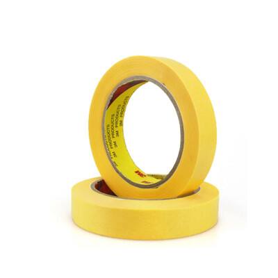 

3M 244SP yellow textured paper high temperature spray masking tape 15 mm wide 50 m long 008 mm thick