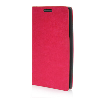 

MOONCASE Leather Wallet Flip Card Slot Pouch Stand Shell Back ЧЕХОЛ ДЛЯ LG G Flex 2 Flex2 H955 F510L Hot pink