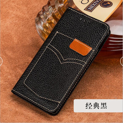 

Genuine Leather flip Case For iPhone 6 7 8 Plus X Cowboy card slot Wallet Phone Cover
