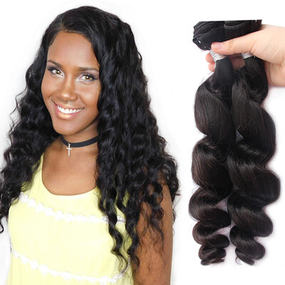 

Nami Hair 4 Piece Brazilian Virgin Hair Loose Wave 100 Unprocessed Hair Extensions Human Hair Weave Bundles Shipping Free