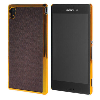 

MOONCASE Flash Flake Skin золото Chrome Hard Back чехол для Cover Sony Xperia M4 фиолетовый