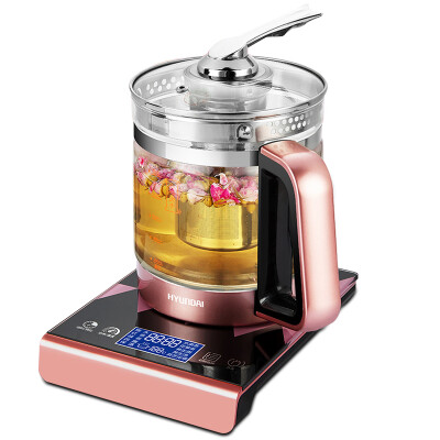 

Hyundai (HYUNDAI) health pot pots pot multi-function 304 stainless steel heating plate glass electric kettle QC-YS1852