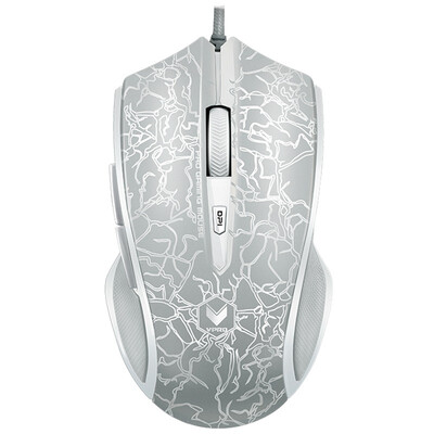 

Rapoo V20S игровая оптическая мышь серебристая пламя