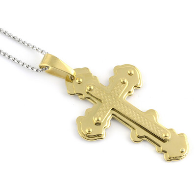 

Hpolw stainless steel crucifix pendant Mens Womens Silver Cross Pendant Necklace Jesus Piece 316L Stainless Steel High Quality