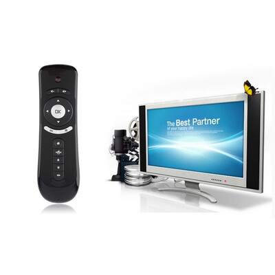 

2,4 мышь воздуха (Т2) Гироскоп зондирования Беспроводная клавиатура для Android-TV Box PC черный