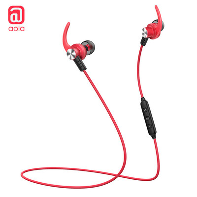 

Австралийская волна (aola) в ухе Bluetooth беспроводная спортивная гарнитура Apple X / iPhone8P Huawei Samsung просо телефон универсальный ходовой стерео с Майклом звонок BES08P сон красный