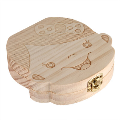 

Творческий деревянный ящик для органа для зубов для лиственных зубов пуповины Lanugo