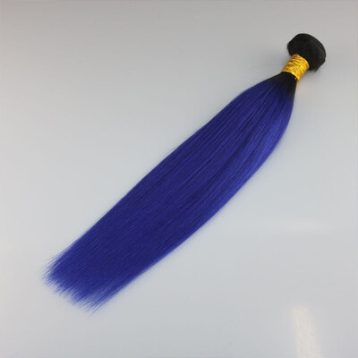 

Ombre Human Hair 1BPurple Brazilian Straight Hair Sew In Weft 8A Grade Virgin Brazilian Hair Extension 5 Bundles Weave Thick
