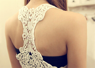 

Backless V Collar Camisole Sexy Lace Tank Top Выдолбленные футболки с длинными рукавами