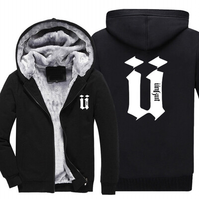 

2018 New USA SIZE Men Winter Autumn Hoodies unkut pattern Fleece Coat Baseball Uniform Sportswear Jacket wool