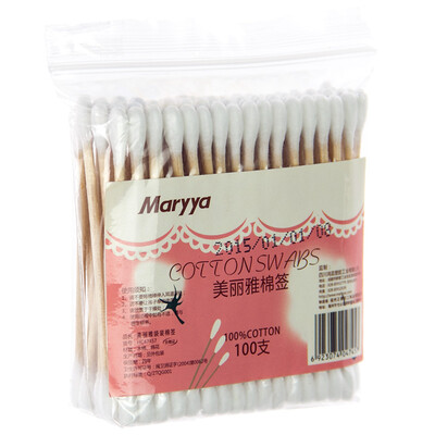 

Maryya HC47457 Bag-Packed Cotton Swab100-PCS Packaging May Vary