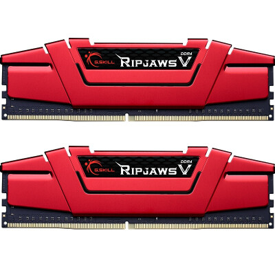 

Zhiqi (G.SKILL) Ripjaws V DDR4 2400 частоты серии 32GB (16G × 2) Устанавливает настольный память (Ferrari красный)