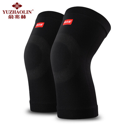 

Yu Zhaolin YUZHAOLIN X075A bamboo charcoal knee pads summer thin section ventilation air conditioning room warm fit men&women sports protective gear four seasons black  code