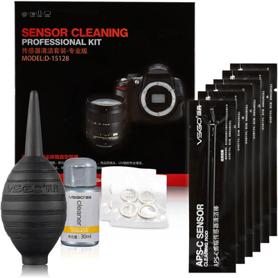 

VSGO D-15128 Sensor Cleaning Kit Contains Integrated Hurricane Air Blown DSLR Professional Micro Single Camera Sensor Clean Multifunction