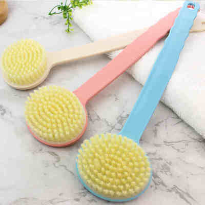 

Accor bath brush soft hair long handle bath brush back bath artifact powerful mud bath towel