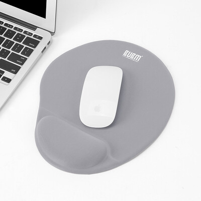 

BUBM memory cotton mouse pad wrist keyboard support game pad wrist support hand support comfortable cloth non-slip texture ergonomic wrist pad MHST medium gray