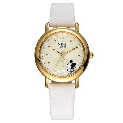 

Дисней (Disney) старшеклассники часы бизнес случайный кожаный ремень Корейский моды простой Ши Ин смотреть часы 51196K