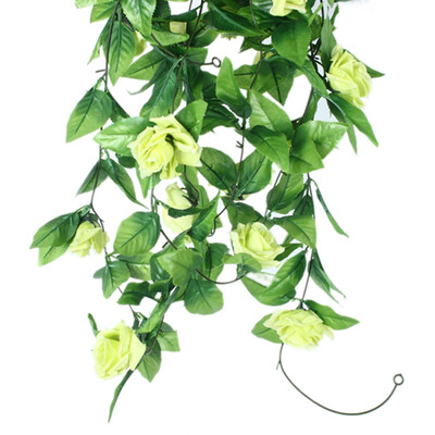 

Artificial Rattan Decor Garland Decoration Rose Flower Foliage