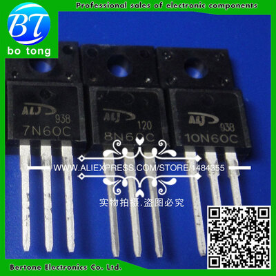 

10PCS Free shipping 7N60 FQPF7N60 SSS7N60B 7N60C