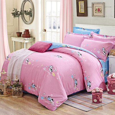 

SHENGWEI постельные принадлежности набор 4 штуки простыня чехол на одеяло 100% хлопок