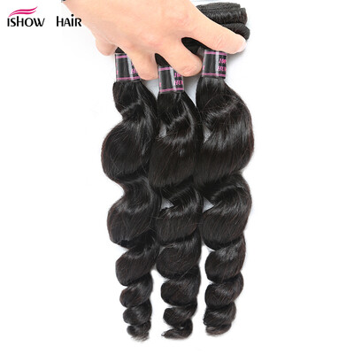 

Необработанные Virgin 8A бразильские волосы бразильские свободные волна 3 связки Loose Curly Virgin Hair 100% Virgin человеческих волос Weave Loose Wav