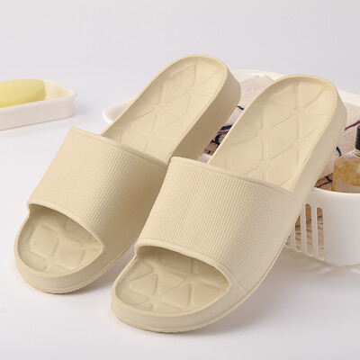

More can be a couple of soft bottom bathing sandals high-elastic home indoor non-slip rubber slippers khaki 41-42