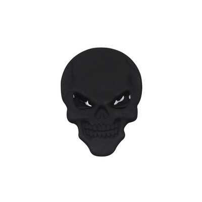

racing Cool Metal skull label ghost design 3D rear label car sticker For Car