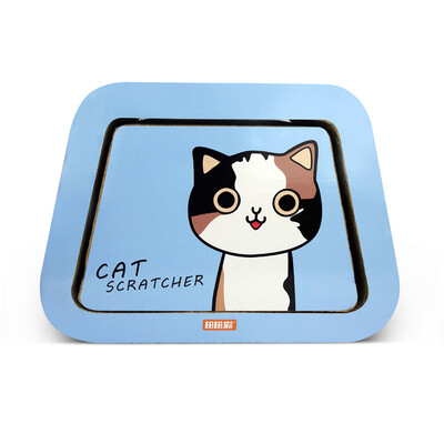 

Tian Tian cat cute cat doll combination cat scratch board - three cats