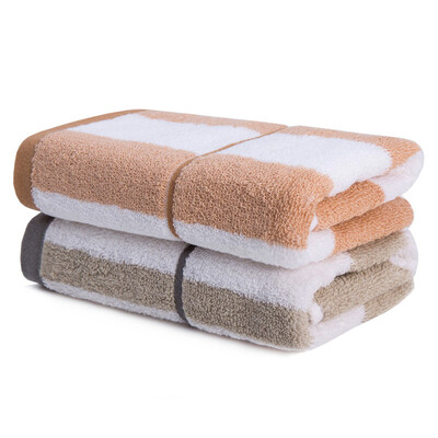 

Бого хорошего AB пряжи полотенце хлопка полотенце хлопка толщина мягкое, впитывающее полотенце два установлено зеленовато-серый / коричневый (34 * 74см / 110 г / товара * 2)