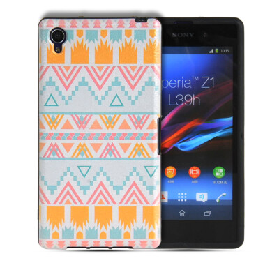 

MOONCASE Watercolor Art Soft Flexible Silicone Gel TPU Skin Shell Back Case Cover for Sony Xperia Z1 L39h