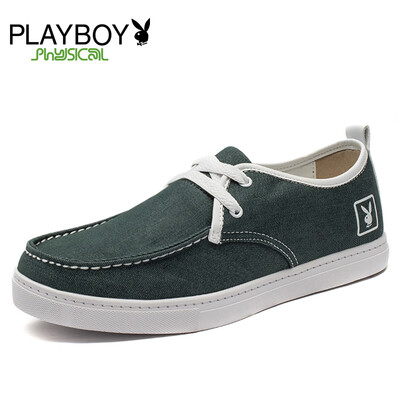 

PLAYBOY brand,New,Korean style,Athleisure,Lacing,Men's shoes