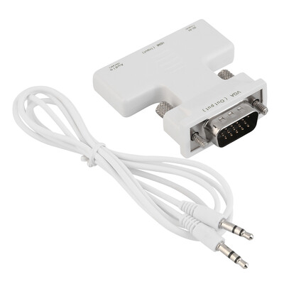 

HDMI Female to VGA Male Converter+Audio Cable Support 1080P Signal Output