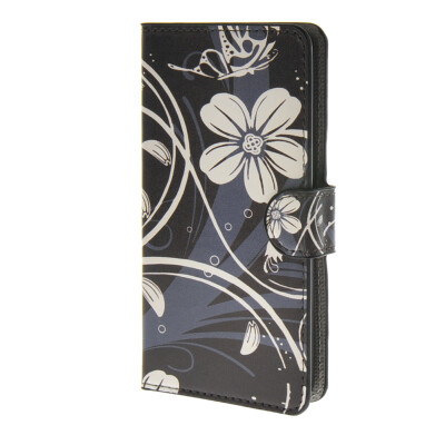 

MOONCASE Flower style Leather Side Flip Wallet Card Slot Stand Pouch чехол для Huawei Ascend Y635 a11