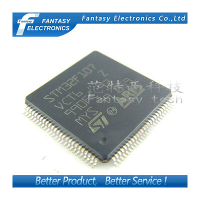 

2PCS STM32F107VCT6 QFP100 STM32F107 QFP ARM new and original IC free shipping