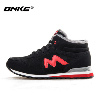 

Onke/зима Кроссовки Для мужчин замшевые спортивная обувь женщина Бег теплые сапожки открытый Водонепроницаемый зима Спортивная обу