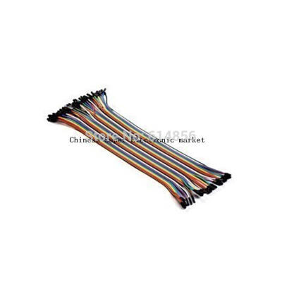 

1 Row=40pcs dupont cable jumper wire dupont line female to female dupont line 20cm 1P-1P