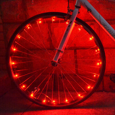 

Велосипед Велоспорт 20 светодиодов Цветной прохладный безопасности Spoke Wheel Light Велосипед аксессуары